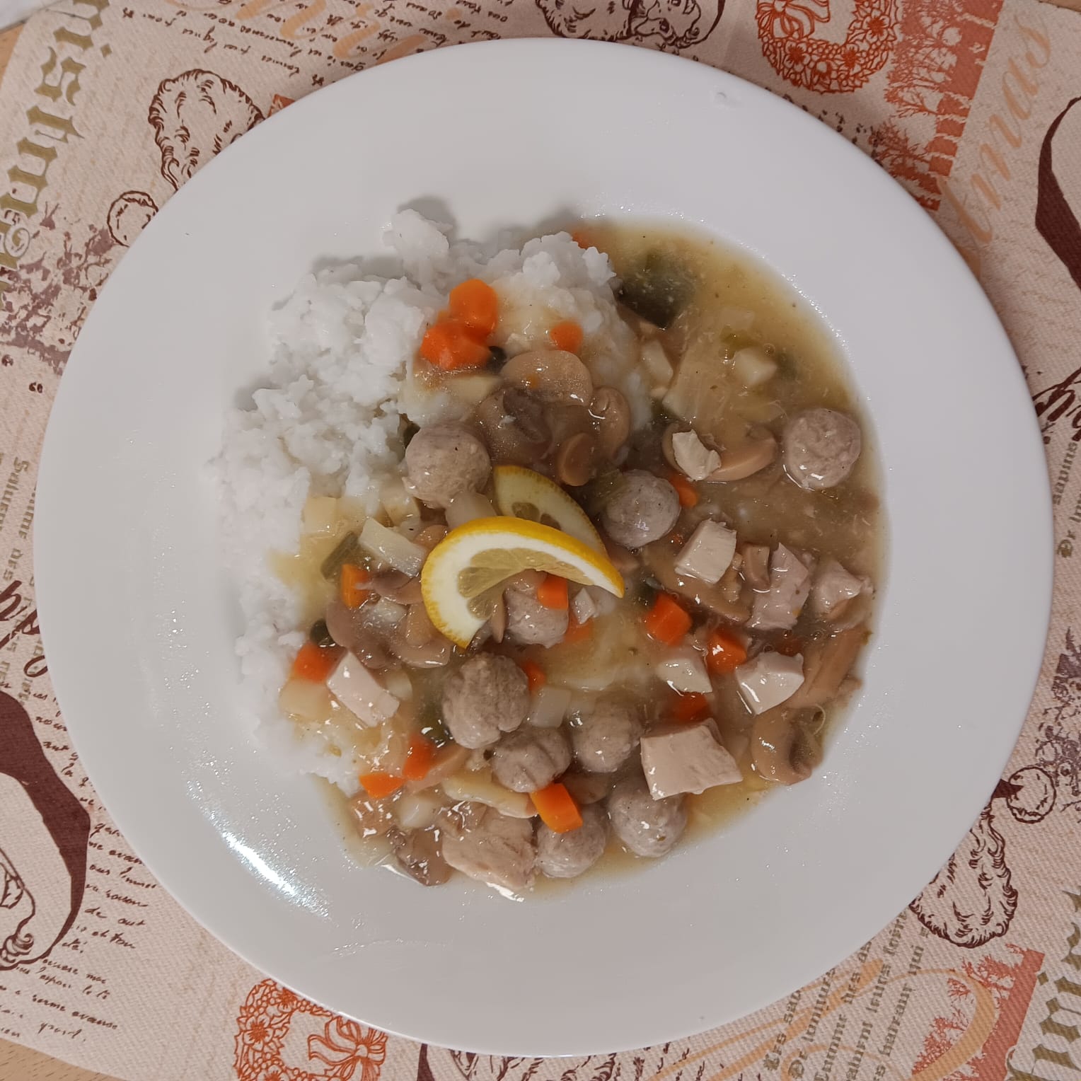 Hühnerfrikassee - Rosenküche Gardelegen